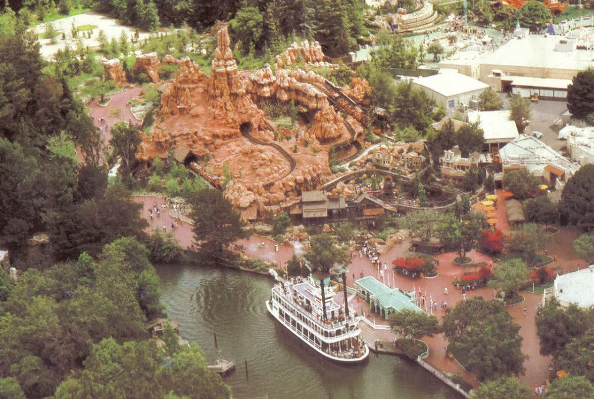 Big Thunder aerial 1979 Disneyland